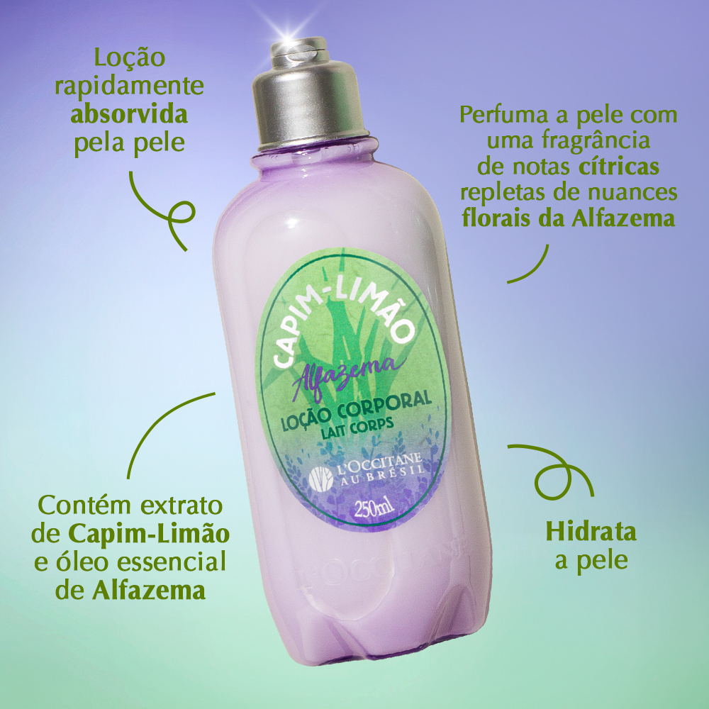 Loção Desodorante Corporal Capim-Limão Alfazema 250ml, ,  large image number 1